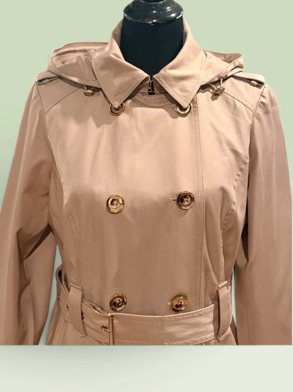 Michael Kors Beige Trench Coat with Belt NWOT